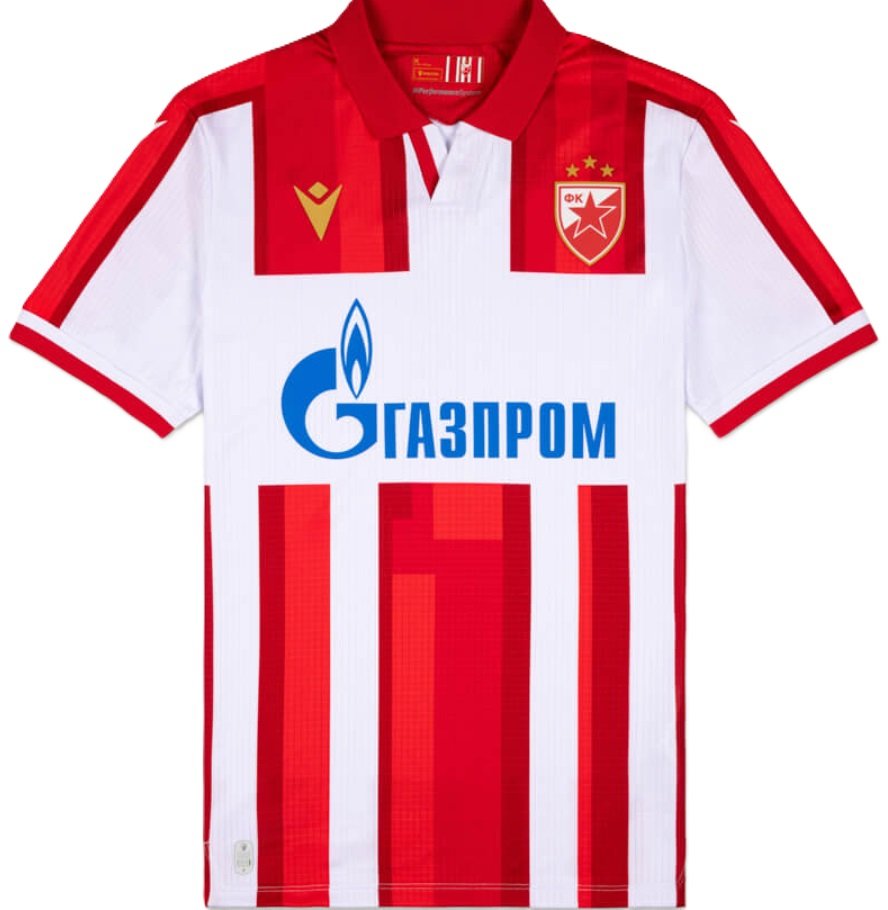 Camisa I Estrela Vermelha 2025 2026 Macron oficial 